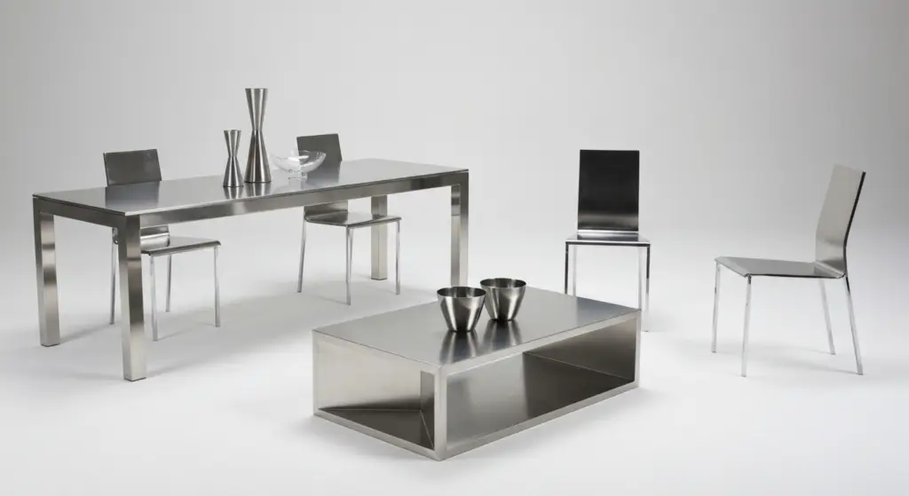 metalen meubels schoonmaken