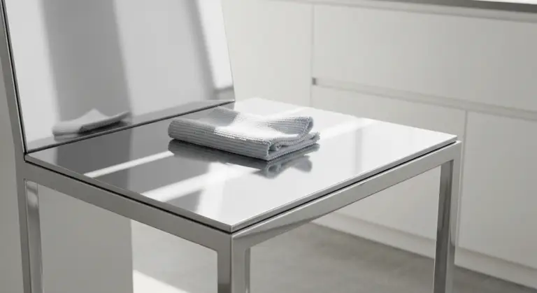 metalen meubels schoonmaken